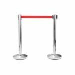 Poste Separador Mirror com fita extensível