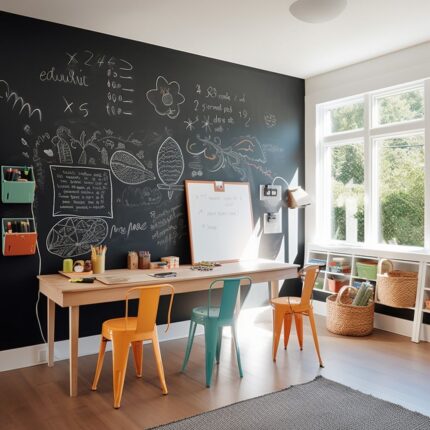 película blackboard com adesivo