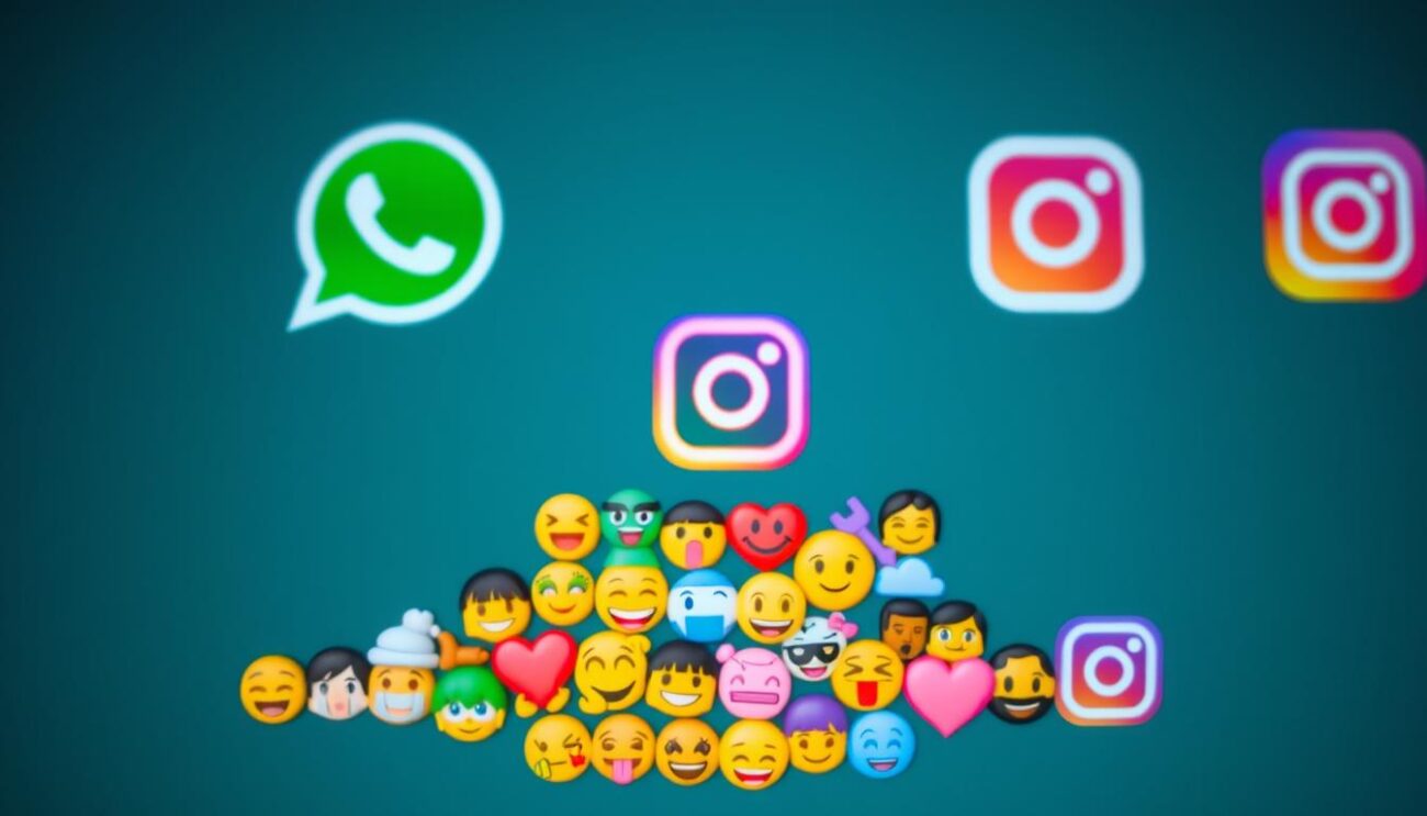 emojis no WhatsApp e Instagram