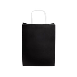 sydra sacos de papel 18 x 24 x 8 cores preto