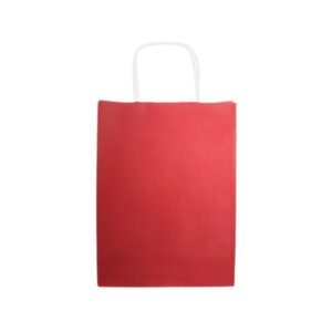 sydra sacos de papel 18 x 24 x 8 cores vermelho